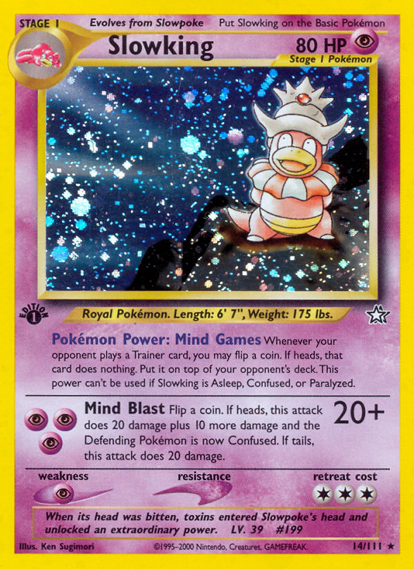 Slowking (14/111) [Neo Genesis 1st Edition] | Good Games Cannington