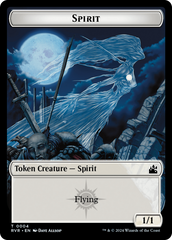 Saproling // Spirit (0004) Double-Sided Token [Ravnica Remastered Tokens] | Good Games Cannington