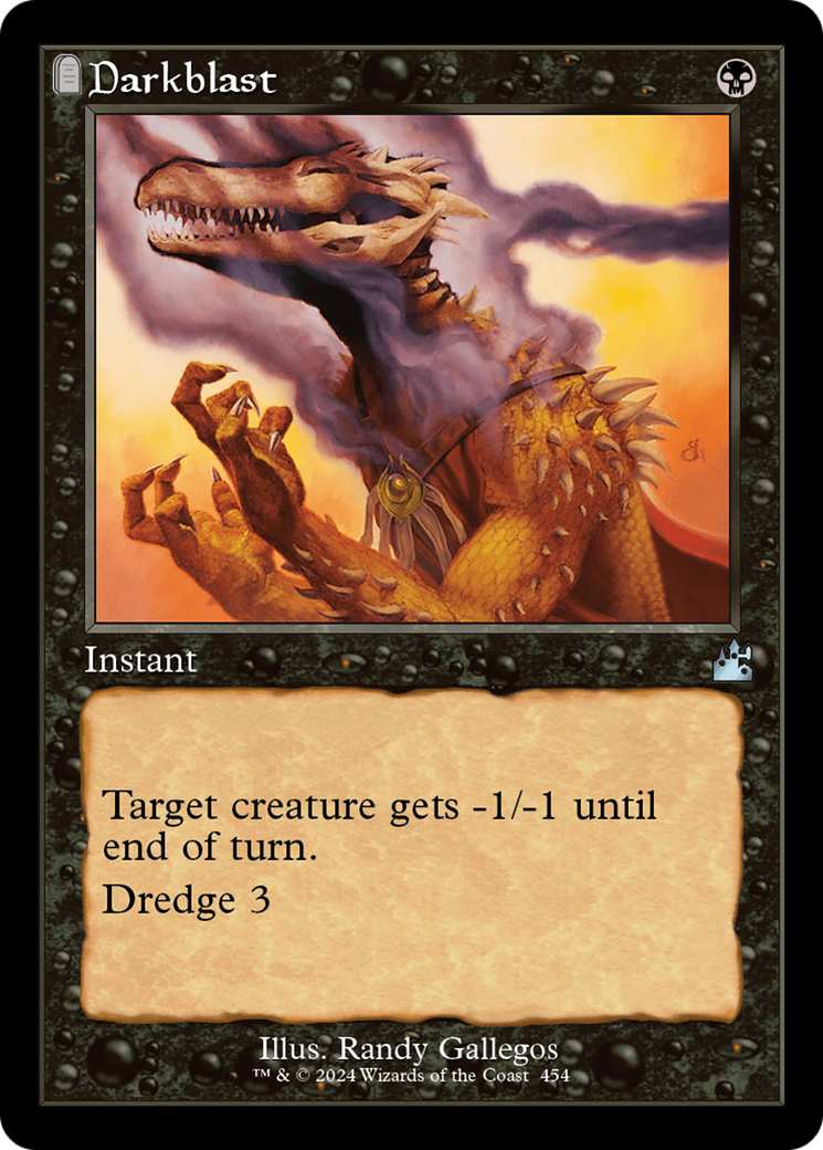 Darkblast (Retro Frame) [Ravnica Remastered] | Good Games Cannington