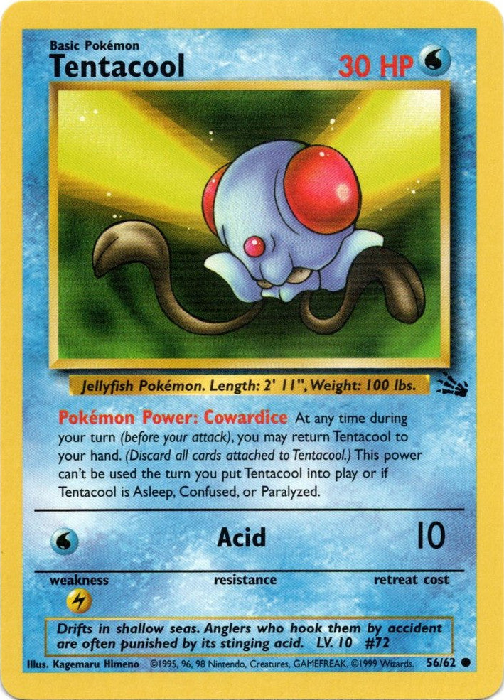 Tentacool (56/62) [Fossil Unlimited] | Good Games Cannington