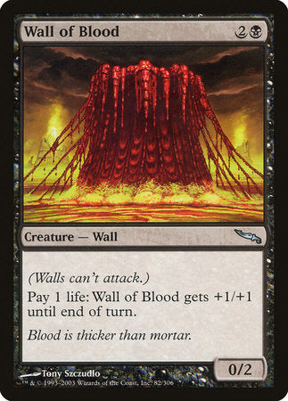Wall of Blood [Mirrodin] | Good Games Cannington