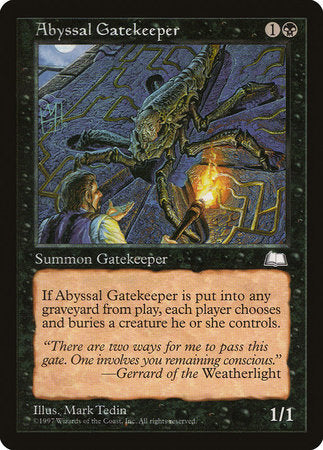 Abyssal Gatekeeper [Weatherlight] | Good Games Cannington
