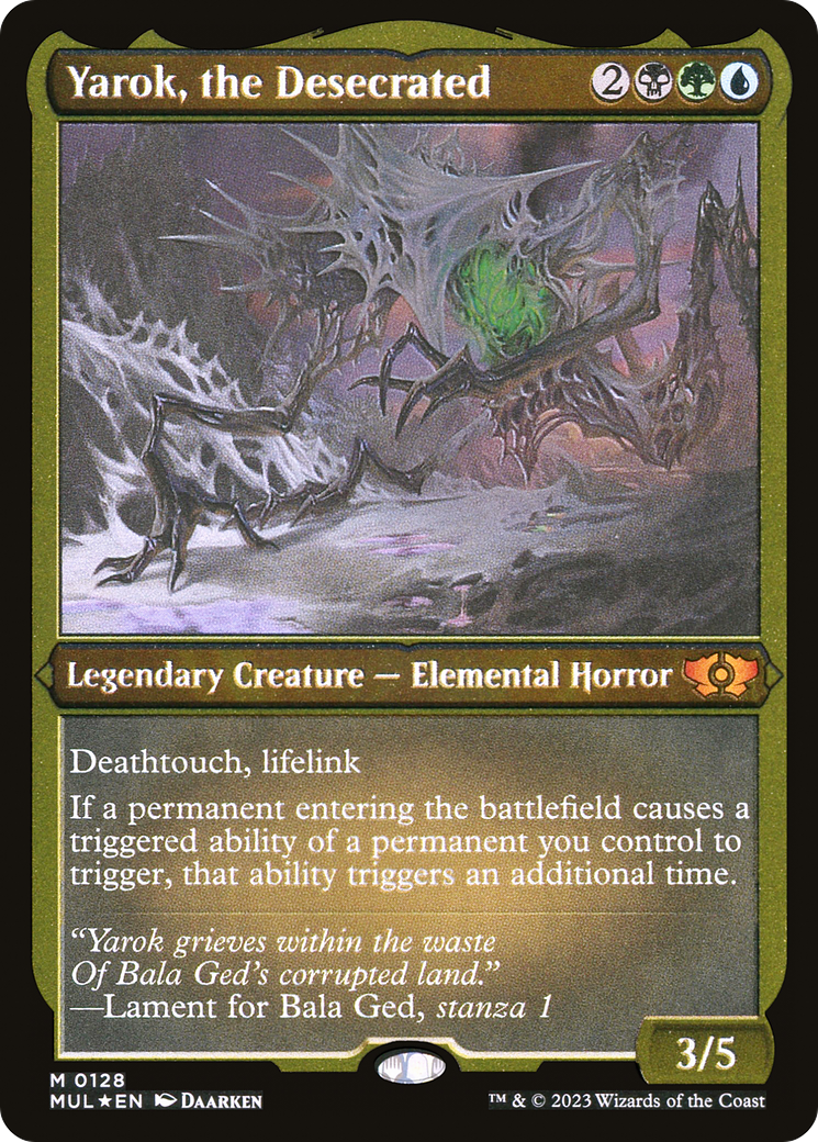 Yarok, the Desecrated (Foil Etched) [Multiverse Legends] | Good Games Cannington