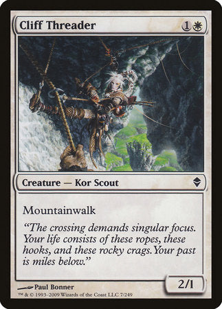 Cliff Threader [Zendikar] | Good Games Cannington