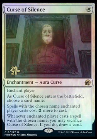 Curse of Silence [Innistrad: Midnight Hunt Prerelease Promos] | Good Games Cannington