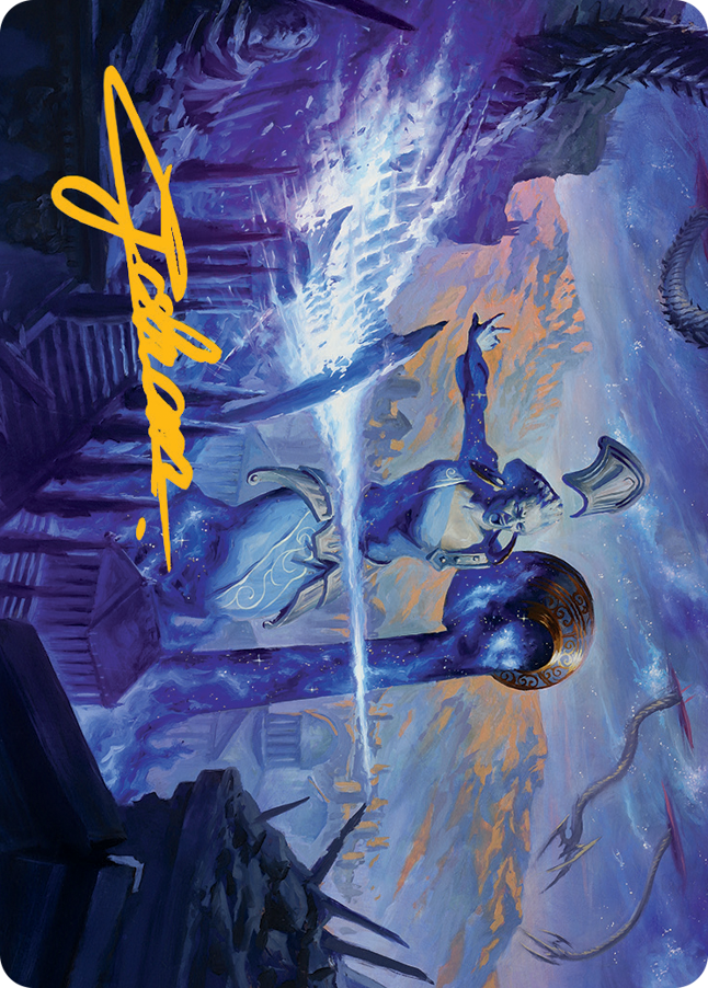 Ephara, Ever-Sheltering Art Card (Gold-Stamped Signature) [March of the Machine Art Series] | Good Games Cannington