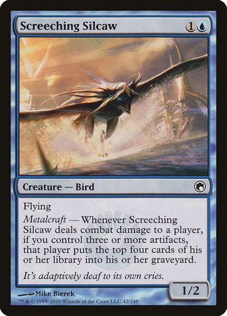 Screeching Silcaw [Scars of Mirrodin] | Good Games Cannington
