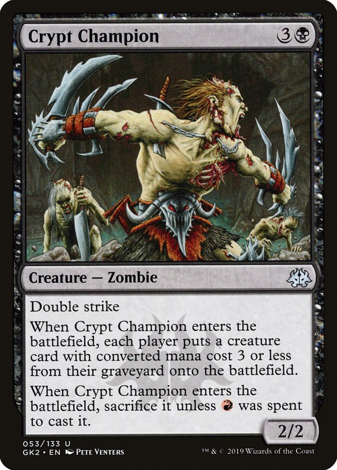 Crypt Champion [Ravnica Allegiance Guild Kit] | Good Games Cannington