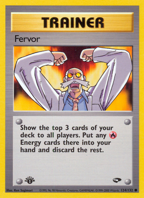 Fervor (124/132) [Gym Challenge 1st Edition] | Good Games Cannington