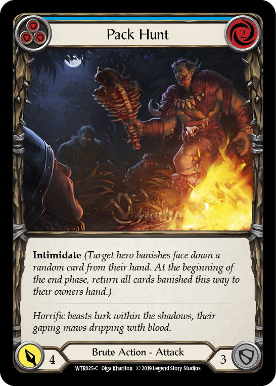 Pack Hunt (Blue) [WTR025-C] Alpha Print Normal | Good Games Cannington