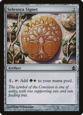 Selesnya Signet [Commander 2011] | Good Games Cannington