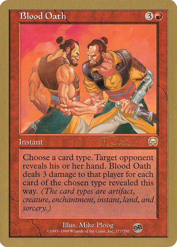 Blood Oath (Jan Tomcani) (SB) [World Championship Decks 2001] | Good Games Cannington