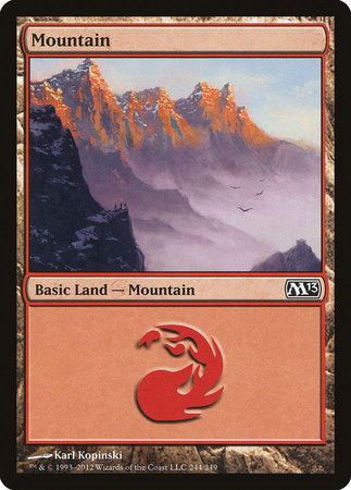 Mountain (244) [Magic 2013] | Good Games Cannington