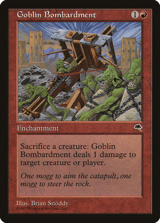 Goblin Bombardment [Tempest] | Good Games Cannington