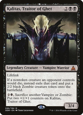 Kalitas, Traitor of Ghet [Oath of the Gatewatch] | Good Games Cannington