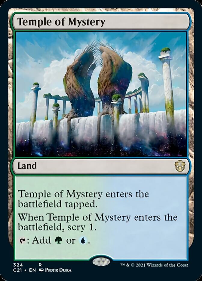 Temple of Mystery [Commander 2021] | Good Games Cannington