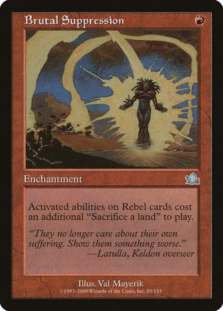 Brutal Suppression [Prophecy] | Good Games Cannington