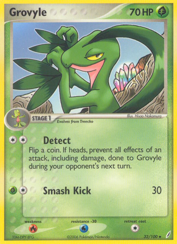 Grovyle (32/100) [EX: Crystal Guardians] | Good Games Cannington