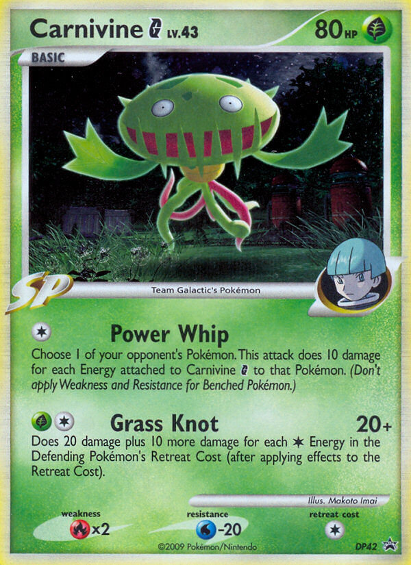 Carnivine G (DP42) [Diamond & Pearl: Black Star Promos] | Good Games Cannington