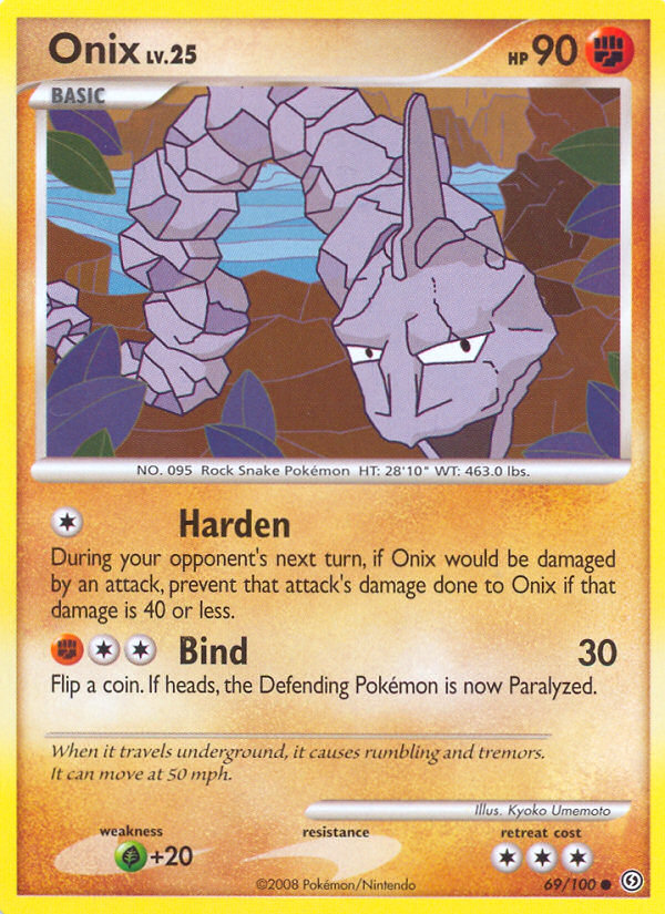 Onix (69/100) [Diamond & Pearl: Stormfront] | Good Games Cannington