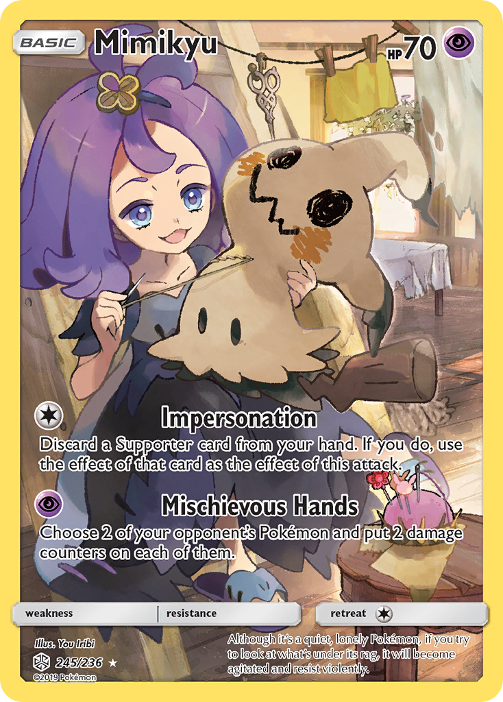 Mimikyu (245/236) [Sun & Moon: Cosmic Eclipse] | Good Games Cannington