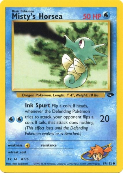 Misty's Horsea (87/132) [Gym Challenge Unlimited] | Good Games Cannington