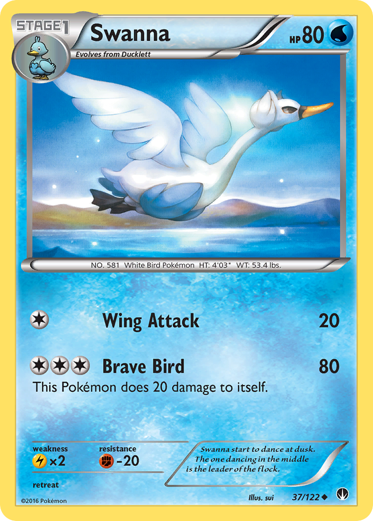 Swanna (37/122) [XY: BREAKpoint] | Good Games Cannington