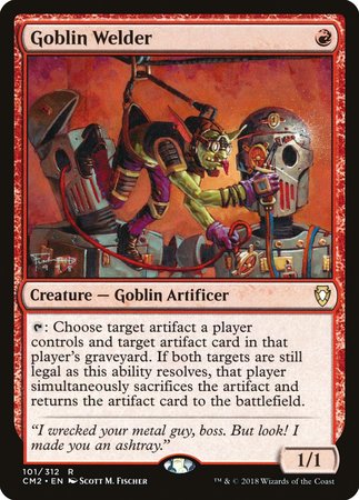 Goblin Welder [Commander Anthology Volume II] | Good Games Cannington