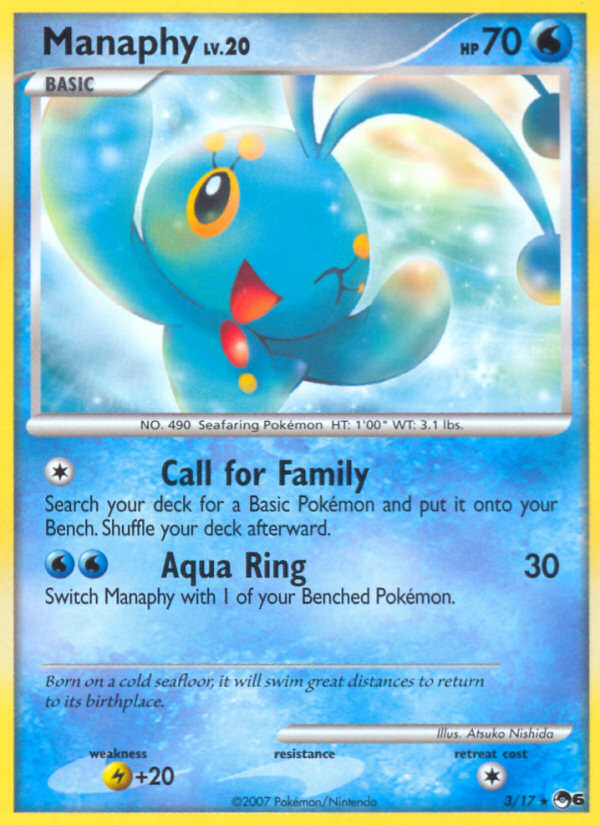 Manaphy (3/17) [POP Series 6] | Good Games Cannington