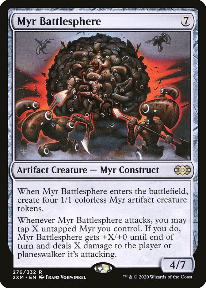 Myr Battlesphere [Double Masters] | Good Games Cannington