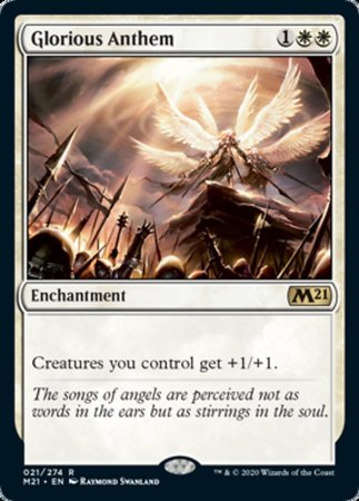 Glorious Anthem [Core Set 2021] | Good Games Cannington