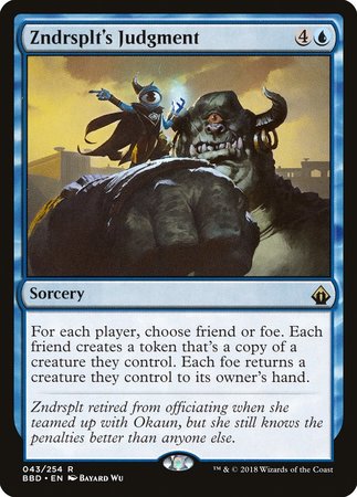 Zndrsplt's Judgment [Battlebond] | Good Games Cannington