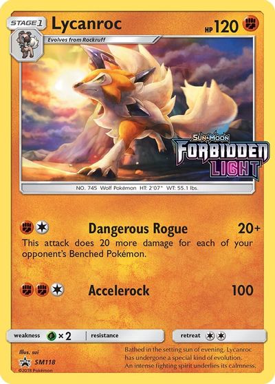 Lycanroc (SM118) (Prerelease Promo) [Sun & Moon: Black Star Promos] | Good Games Cannington