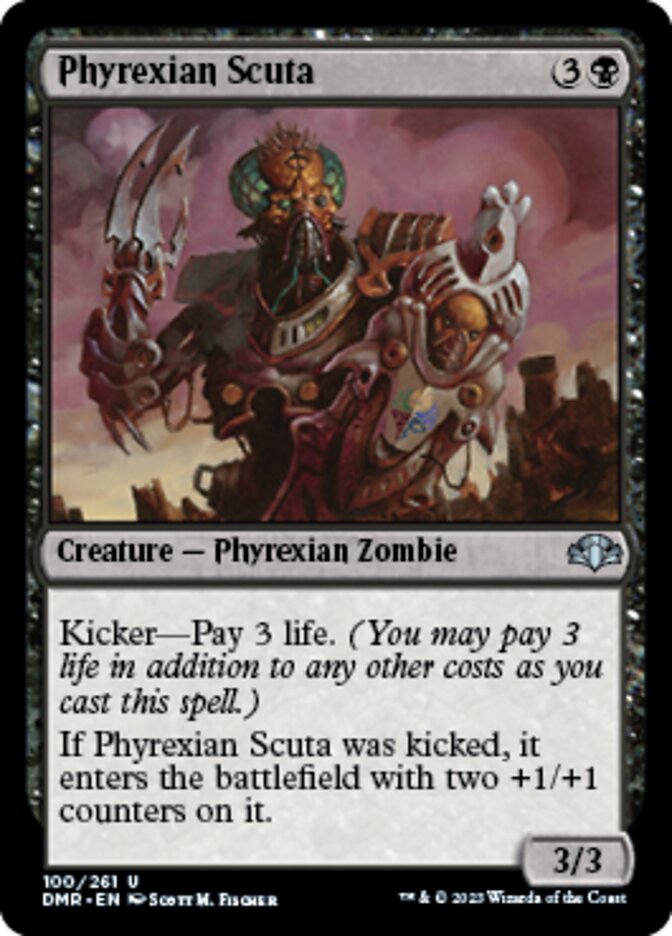 Phyrexian Scuta [Dominaria Remastered] | Good Games Cannington
