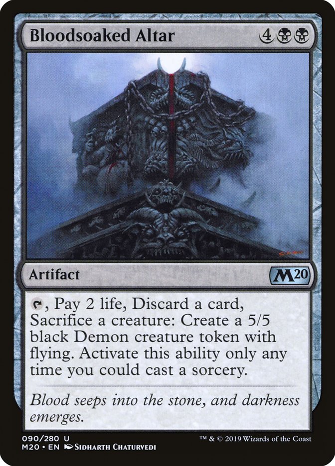 Bloodsoaked Altar [Core Set 2020] | Good Games Cannington