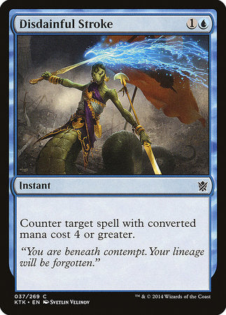 Disdainful Stroke [Khans of Tarkir] | Good Games Cannington