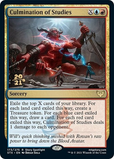 Culmination of Studies [Strixhaven: School of Mages Prerelease Promos] | Good Games Cannington