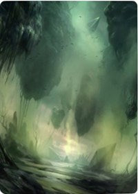 Swamp 1 Art Card [Zendikar Rising Art Series] | Good Games Cannington