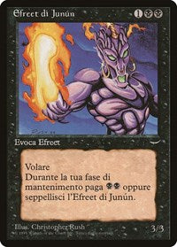 Junun Efreet (Italian) - "Efreet di Junun" [Renaissance] | Good Games Cannington