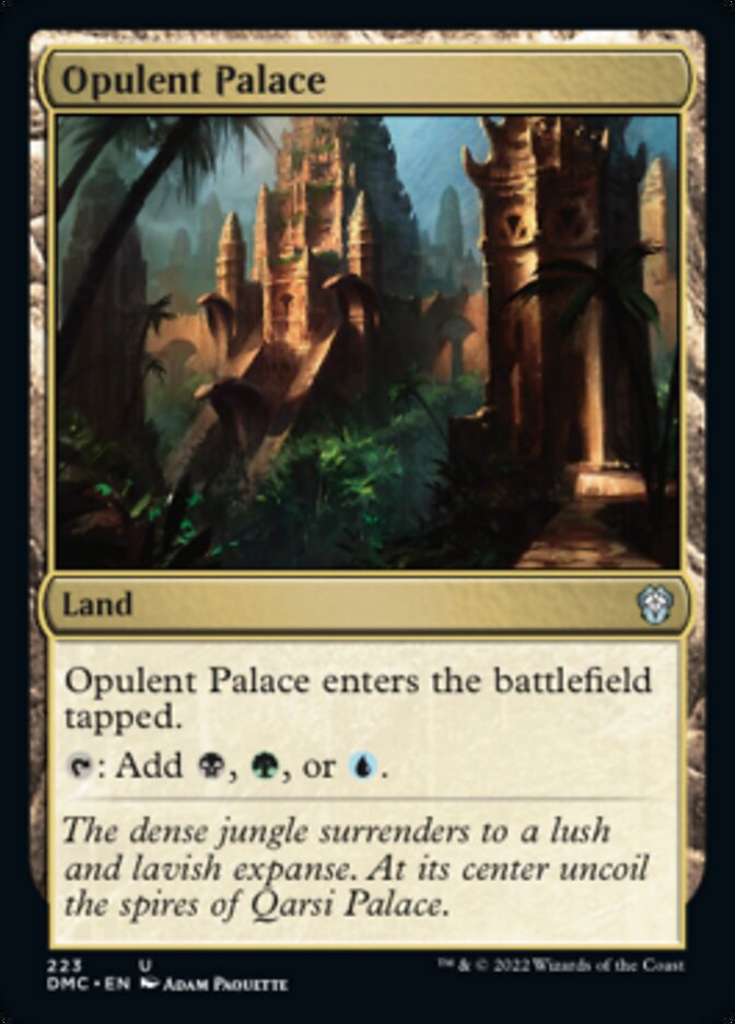 Opulent Palace [Dominaria United Commander] | Good Games Cannington