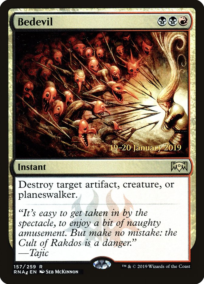 Bedevil [Ravnica Allegiance Prerelease Promos] | Good Games Cannington