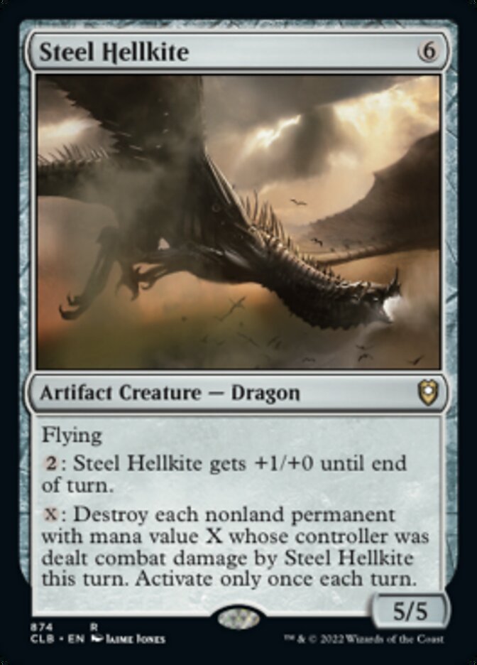 Steel Hellkite [Commander Legends: Battle for Baldur's Gate] | Good Games Cannington