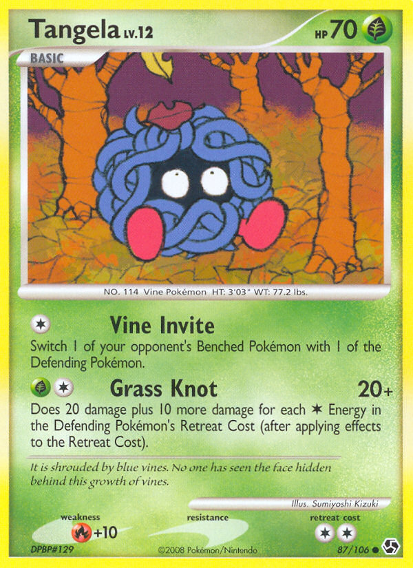 Tangela (87/106) [Diamond & Pearl: Great Encounters] | Good Games Cannington