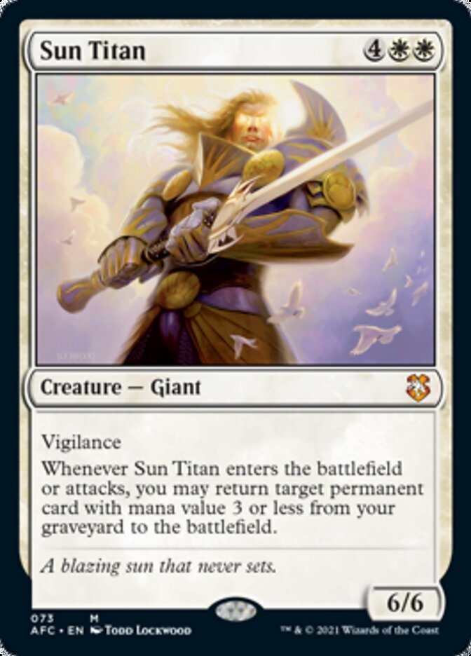 Sun Titan [Dungeons & Dragons: Adventures in the Forgotten Realms Commander] | Good Games Cannington