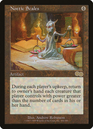 Noetic Scales [Urza's Saga] | Good Games Cannington