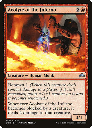 Acolyte of the Inferno [Magic Origins] | Good Games Cannington