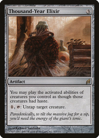 Thousand-Year Elixir [Lorwyn] | Good Games Cannington