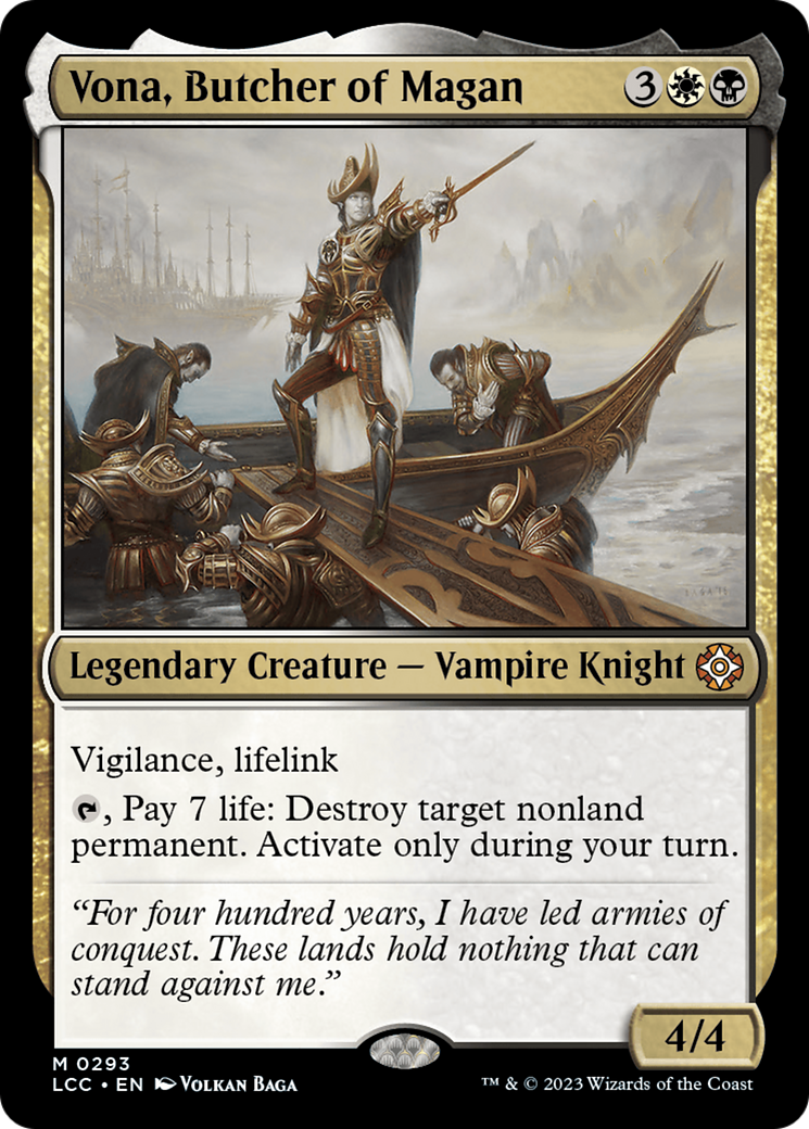 Vona, Butcher of Magan [The Lost Caverns of Ixalan Commander] | Good Games Cannington