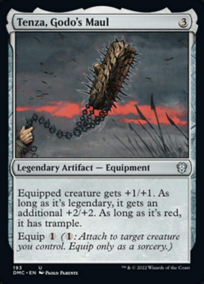 Tenza, Godo's Maul [Dominaria United Commander] | Good Games Cannington