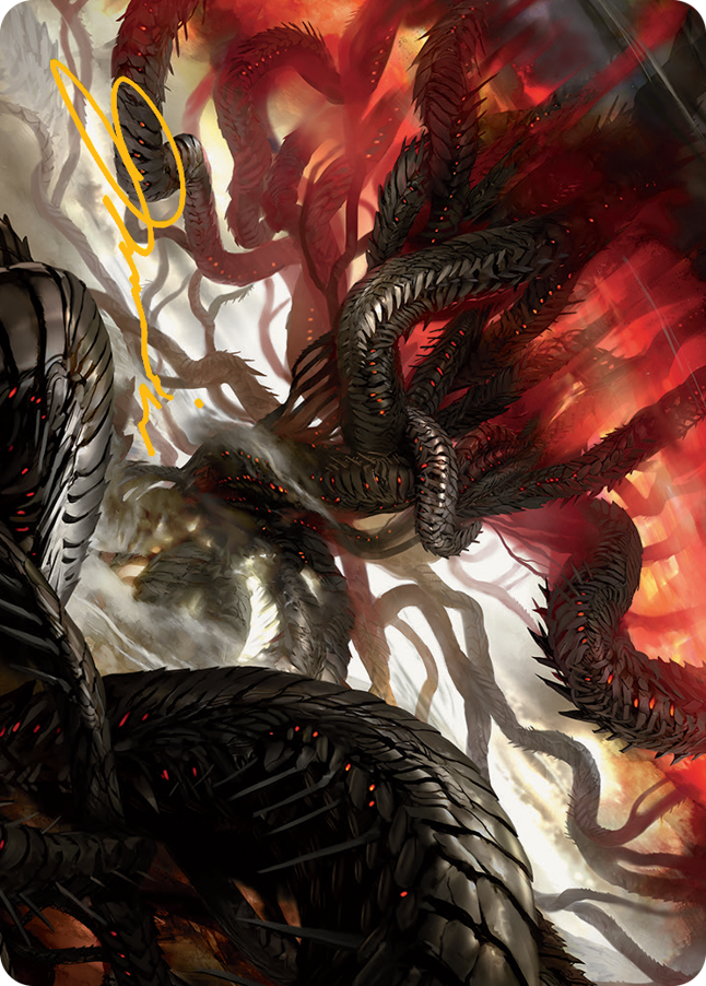 Realmbreaker, the Invasion Tree Art Card (Gold-Stamped Signature) [March of the Machine Art Series] | Good Games Cannington